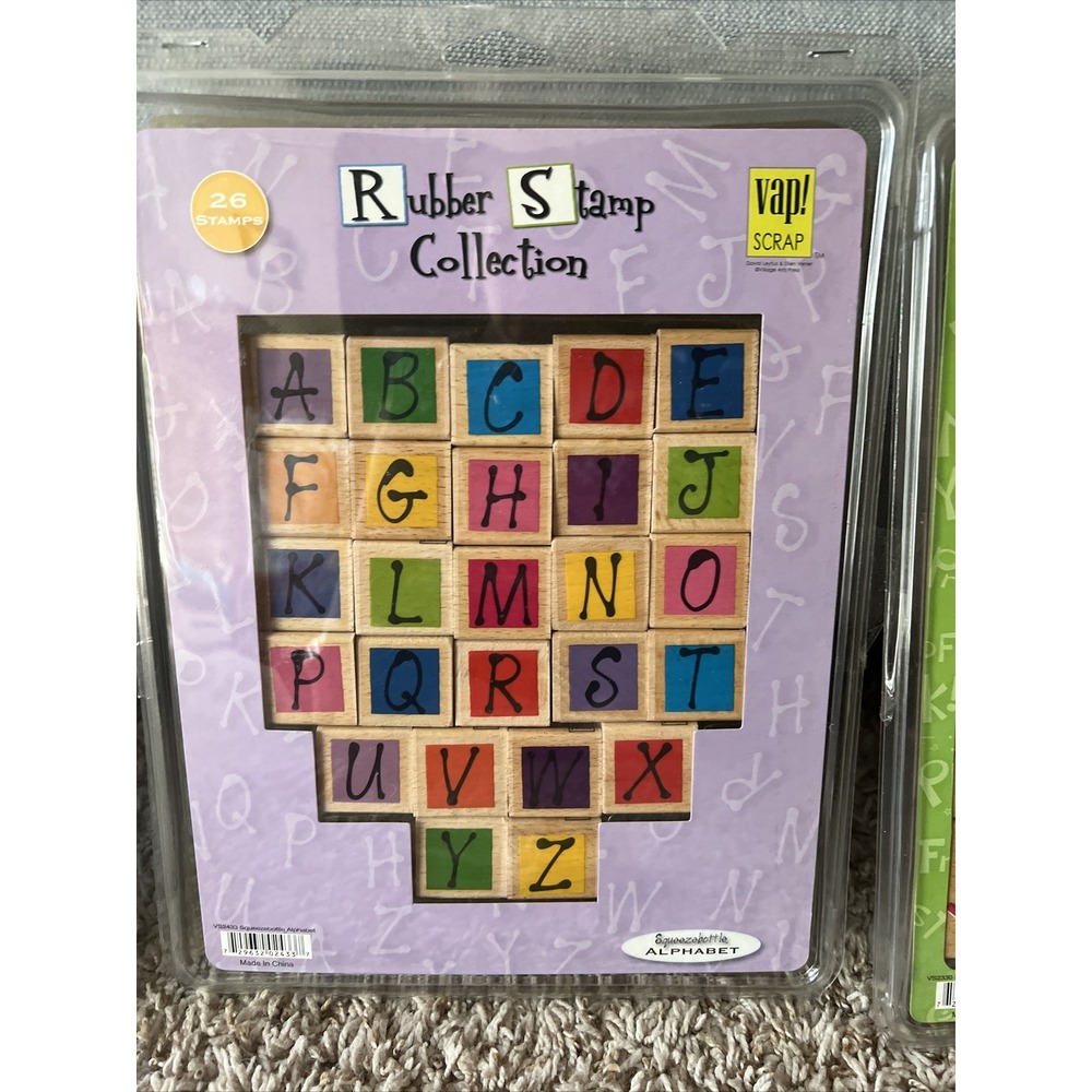 3 Sue Zipkin Rubber Stamp Collection Alphabet 26 Sassy Sayings Sarah Beise NEW - Picture 3 of 13